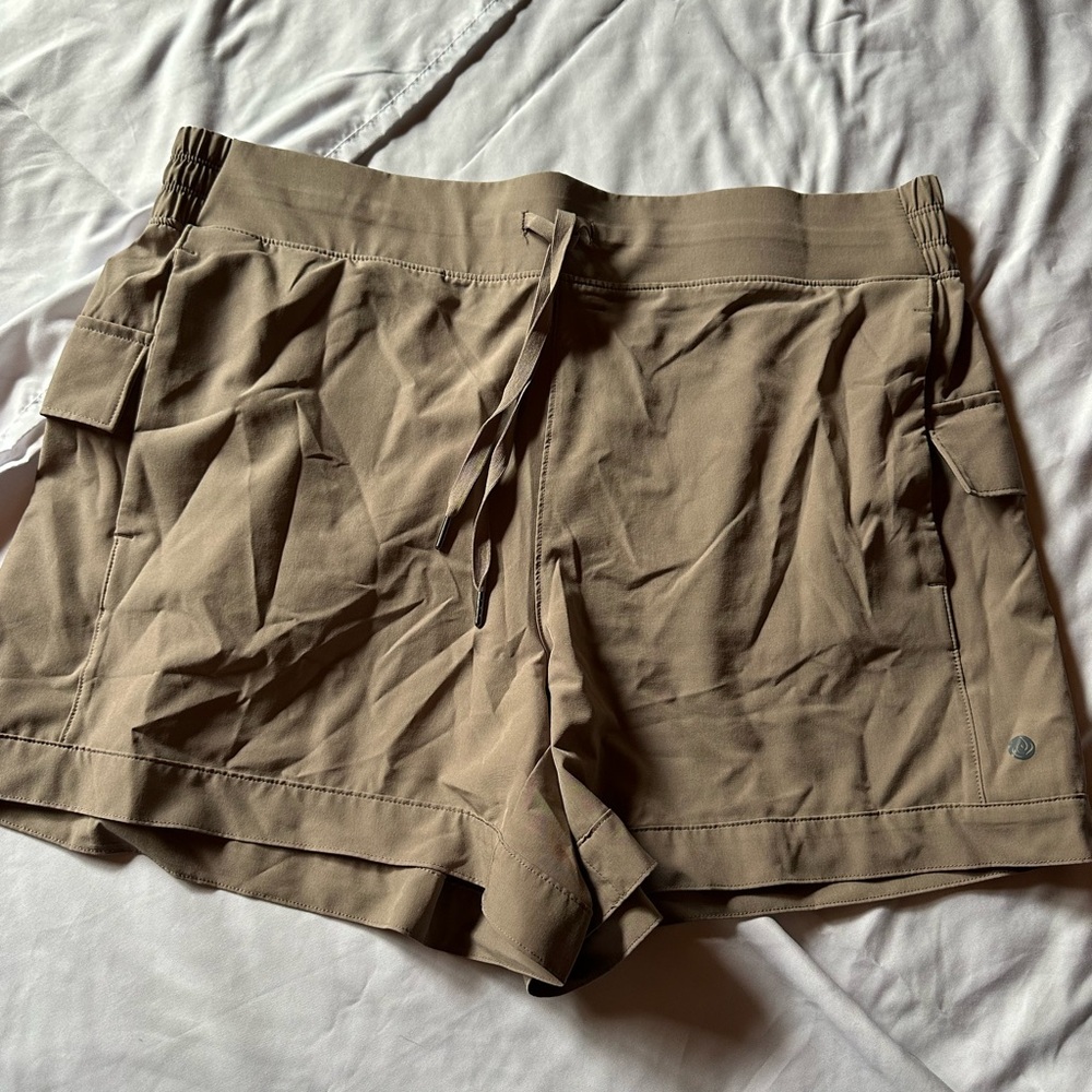 Tan Cargo Shorts